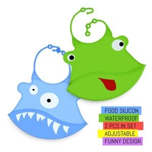 Waterproof Baby Bibs for Girl and for Boys
